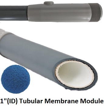 1" tubular membrane module PVDF 100kD or 120kDa KOCH Abcor FEG Plus 10-HFP-276-PVI 10-HFM-251-PVI 10-HFM-887-PVI